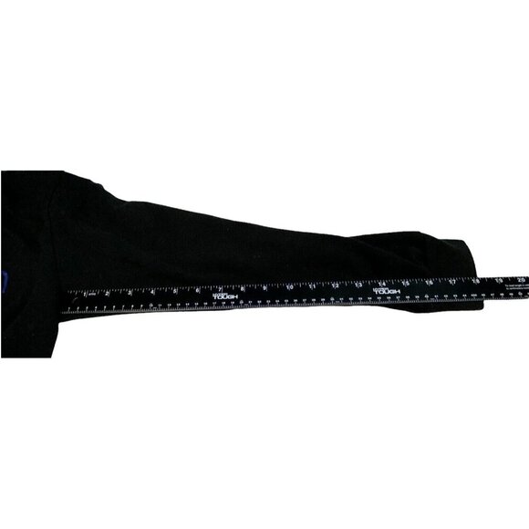 CALVIN KLEIN Women Front Logo Pullover Sweatshirt Size S Black Long Sleeve 2a-6 - Picture 9 of 10